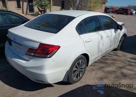 2015 Honda Civic Ex из США, поврежденный, VIN 19XFB2F86FE008200